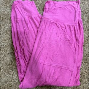 Aerie Real Soft Ribbed Foldover Joggers